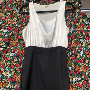 Black and white dress